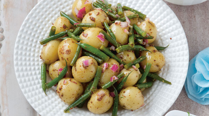 Baby Potato and French Beans Salad