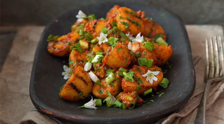 Harissa potato salad