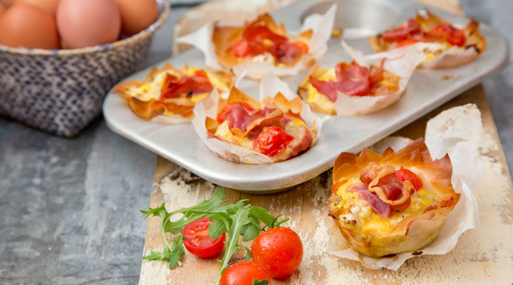 Prosciutto frittata