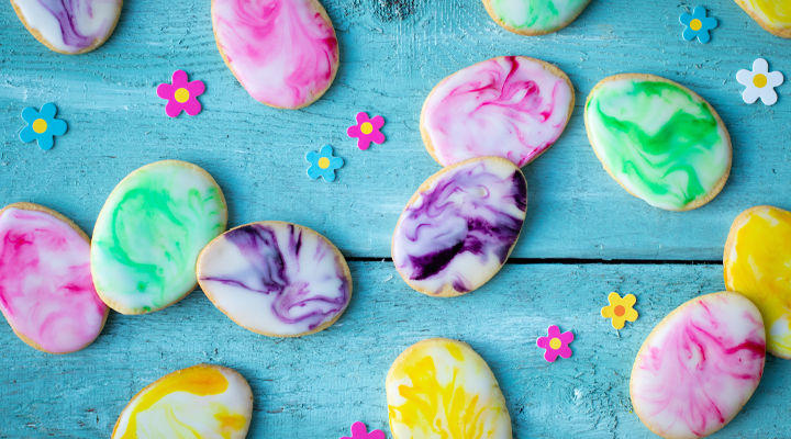 Marbled shortbreads recipe
