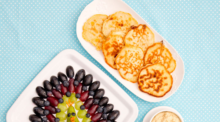 Sweetcorn pancakes