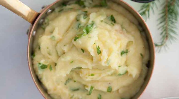 Garlic parsley mash
