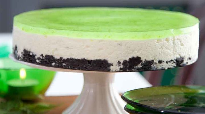 Lemon and lime cheesecake
