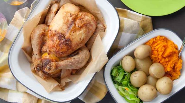 Roast chicken
