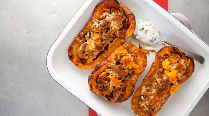 Stuffed squash