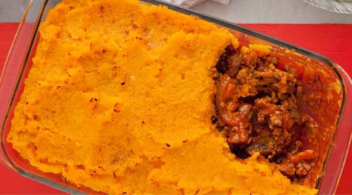 Sweet potato shepherds pie