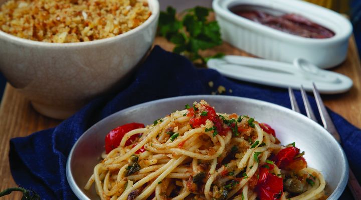 MIDWEEK FEDERICO SPAGHETTI ANCHOVIES AND BREADCRUMBS 8876