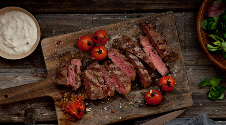 Chargrilled beef horseradish recipe
