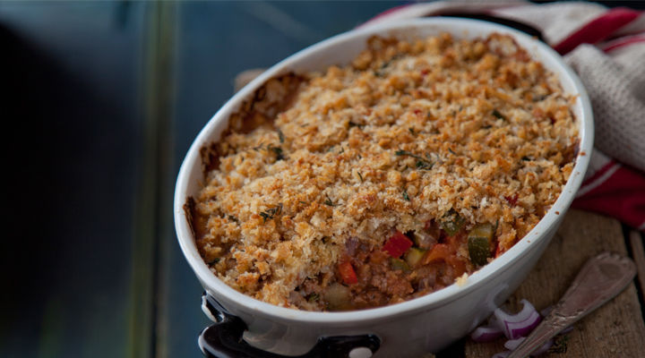 Mediterranean beef gratin recipe