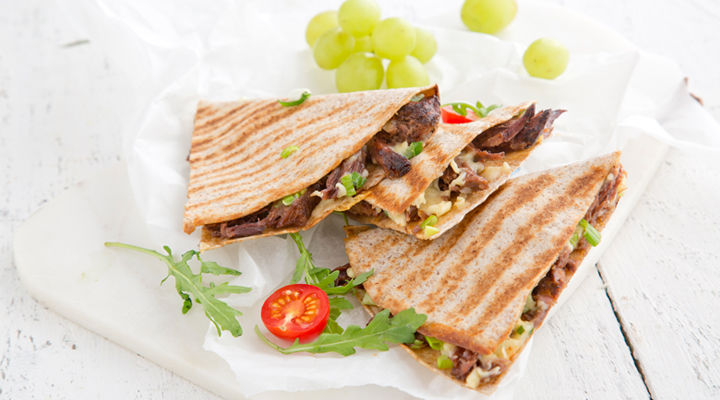 Roast beef cheese quesadilla recipe