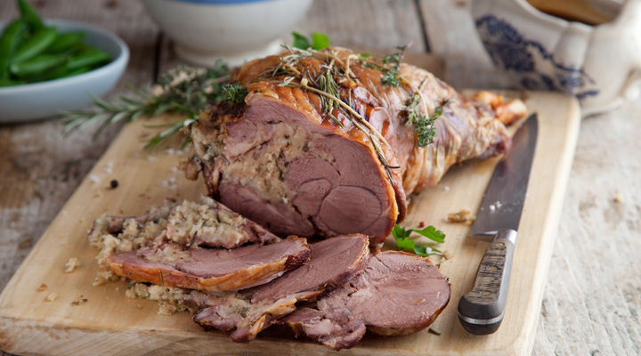 Roast Herb-Stuffed Leg of Lamb - SuperValu