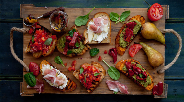 Trio of bruschetta recipe