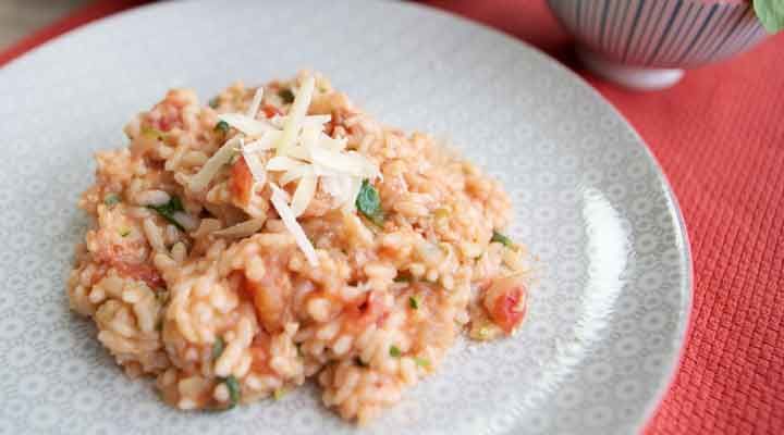 Hidden veg risotto recipe