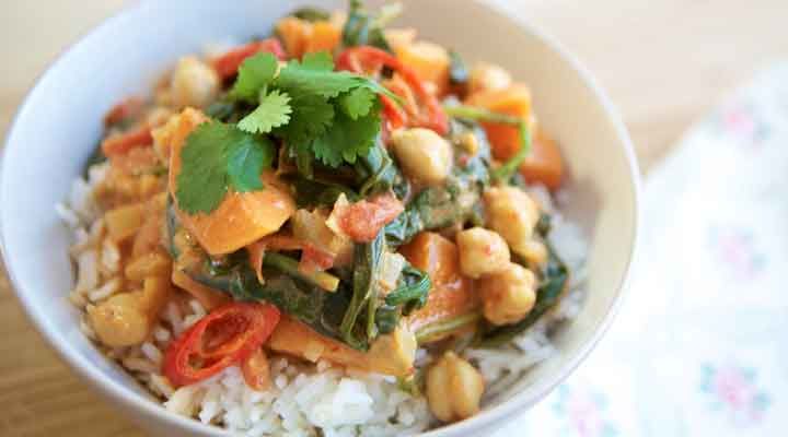 Sweet potato curry recipe