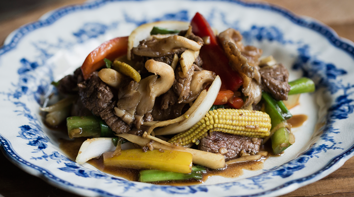 Stir fried beef