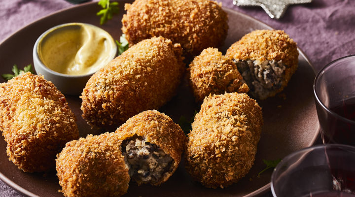 Black pudding and potato croquettes recipe