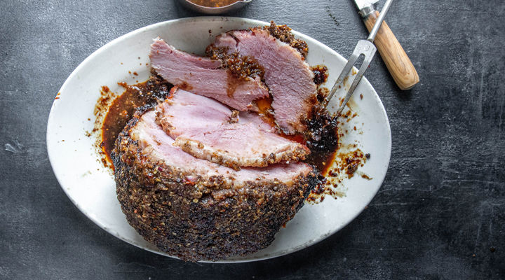 Whiskey glazed ham recipe