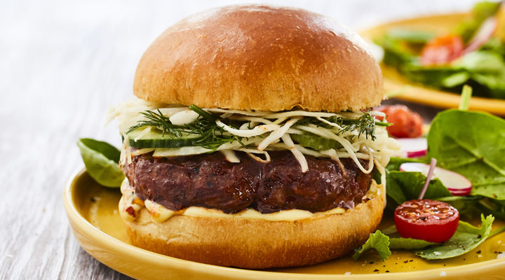 Beef burger recipe