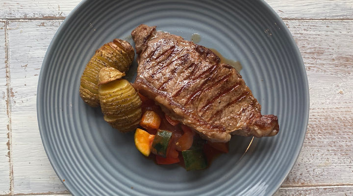 Striploin steak recipe