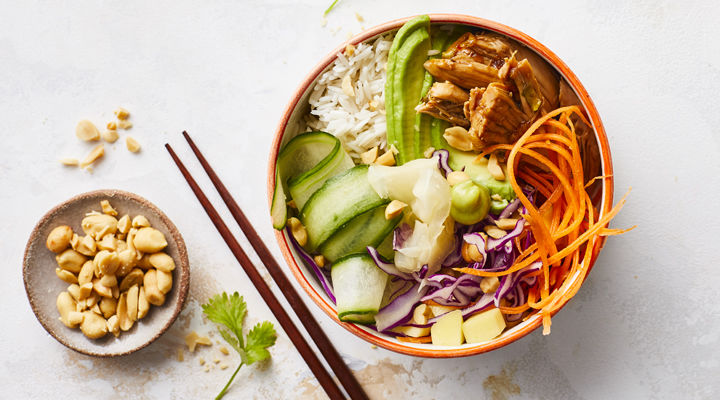 Chicken poke bowl recipe