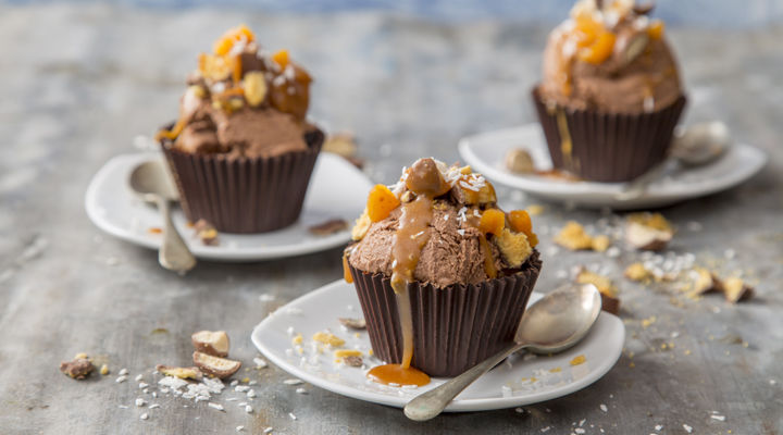 Chocolate ice cream cups recipe