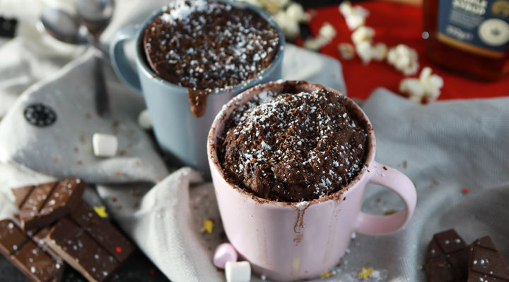Chocolate mug cake recipe