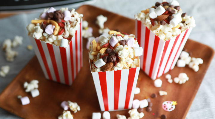 Popcorn trail mix recipe