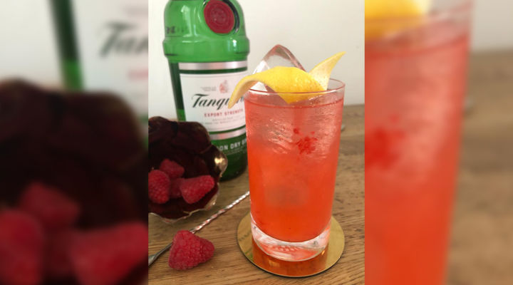 Raspberry tom collins recipe