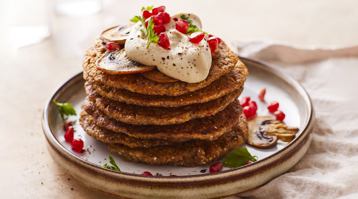 Speedy savoury pancakes recipe