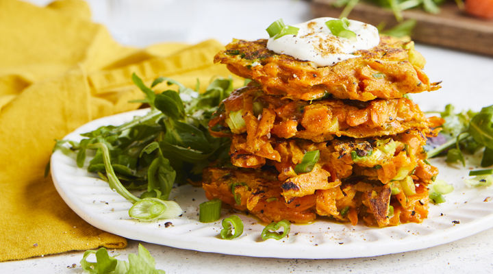 Carrot fritters recipe