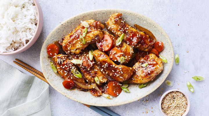 Crispy ginger chicken recipe