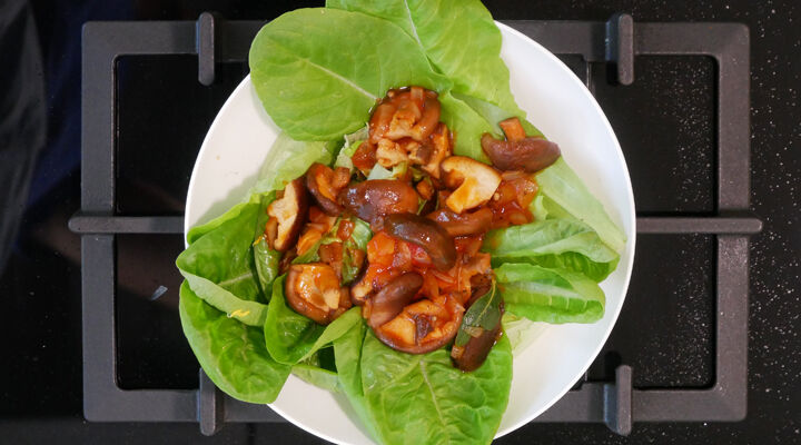 Shitake mushroom salad recipe