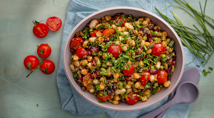 Mixed bean salad recipe