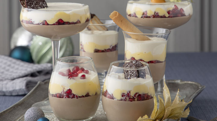 Irish coffee verrine