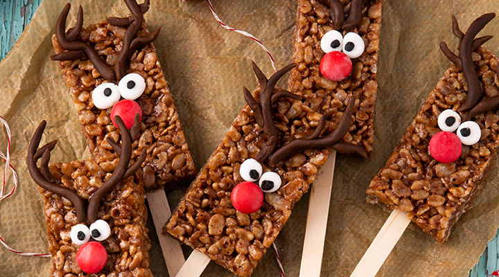 Reindeer Rice Krunchie bars