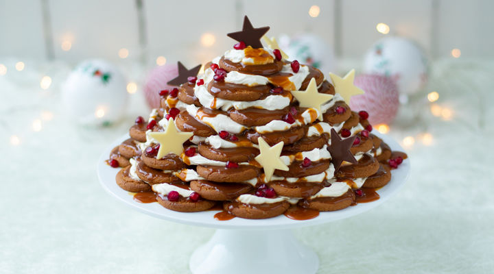 Christmas tree cake