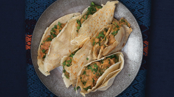 Almond butternut squash galettes