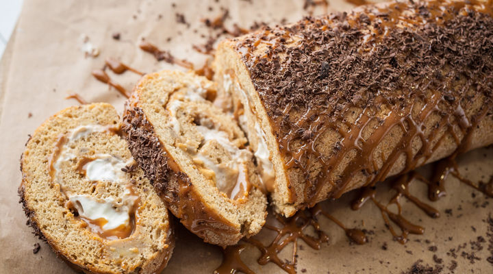 Banana Toffee Log