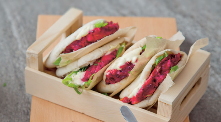 Beetroot fritters