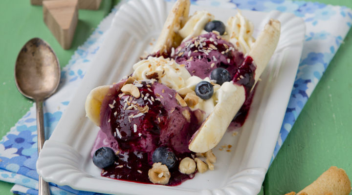 Blueberry ice cream recipe