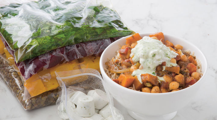 Bressie autumn squash chickpea curry