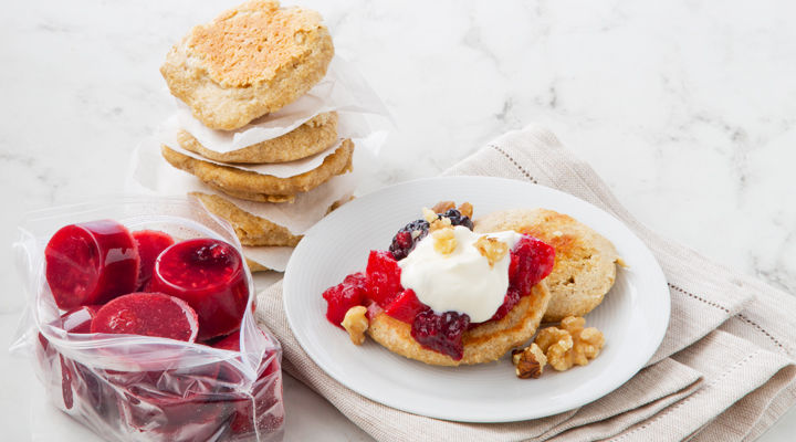 Cardamom And Banana Pancakes With Autumn Fruit Compote - SuperValu