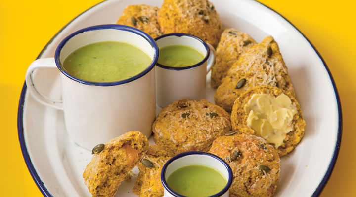 Butternut squash scones