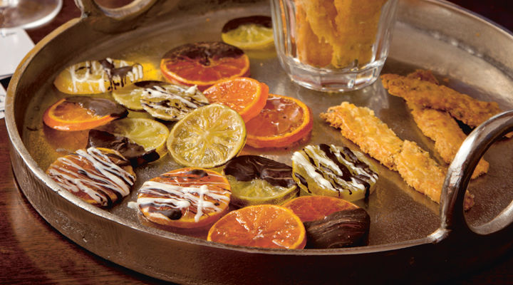Candied citrus slices