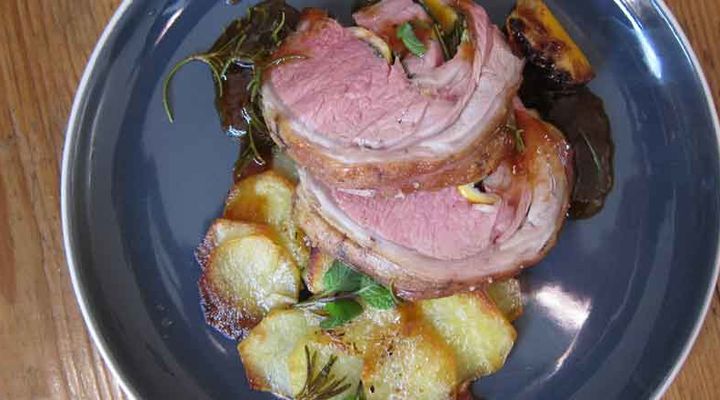 Lamb loin recipe