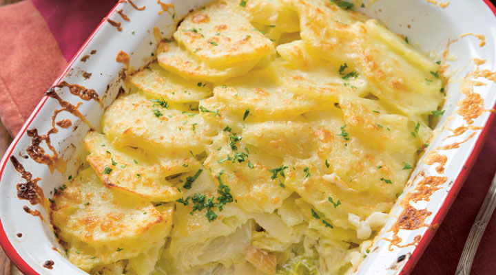 Haddock gratin