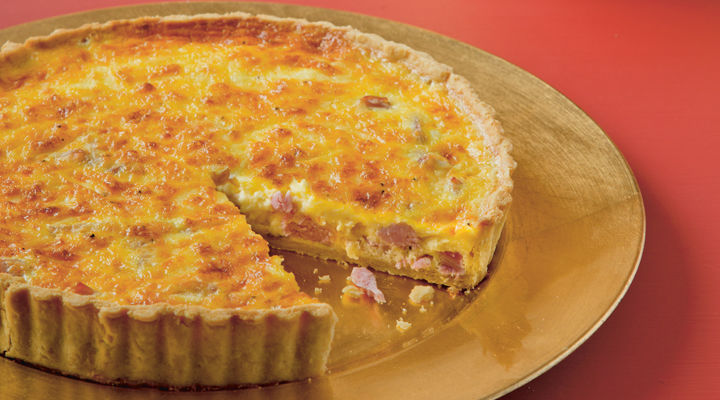 Ham cheese quiche