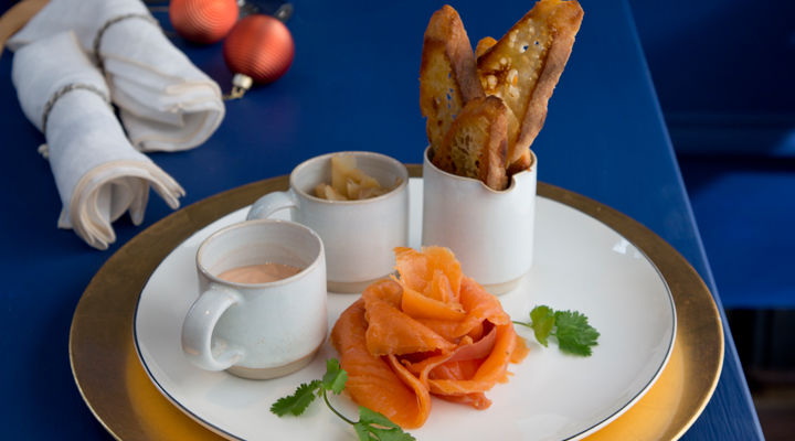 Kevin smoked salmon whiskey dip