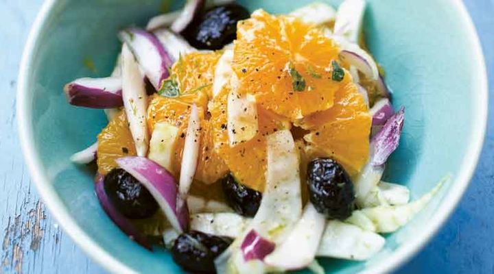 Orange fennel and olive salad recipe
