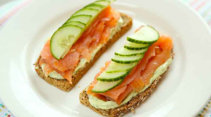 Open Face Salmon Sandwich and Dill Mayo  SuperValu